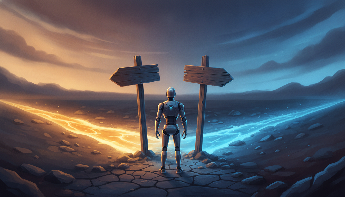 The fork in the road